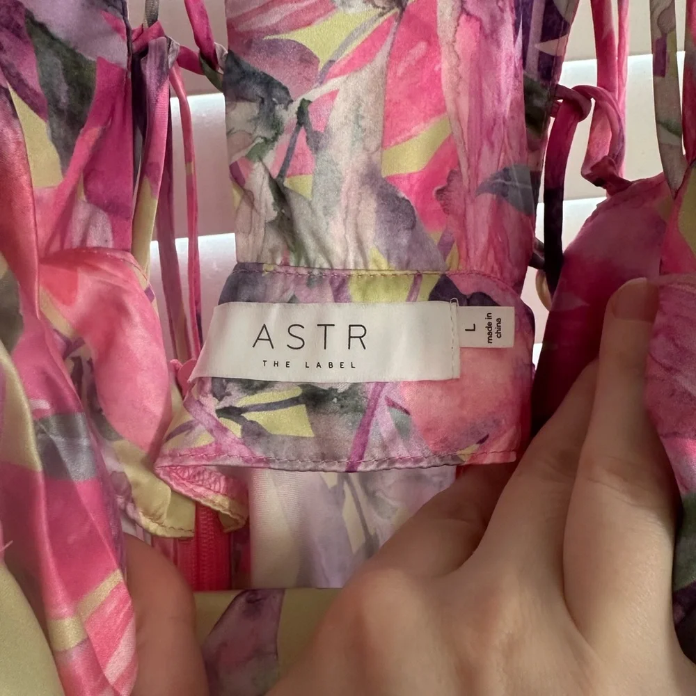 ASTR The Label Antlia Floral Pink and Green Maxi Dress - Picture 6 of 10